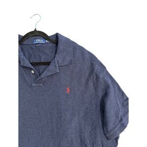 Polo Ralph Lauren Mens XXL‎ Classic Fit Navy Blue Polo Shirt